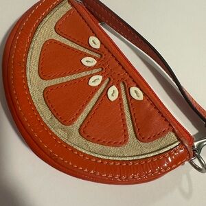 Coach Orange Baby Bag | Adorable Citrus Delight Mini Wristlet!